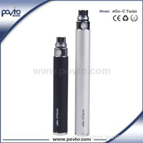Replaced Heating coil atomizer &Variable voltagebattery eGo-c Twist